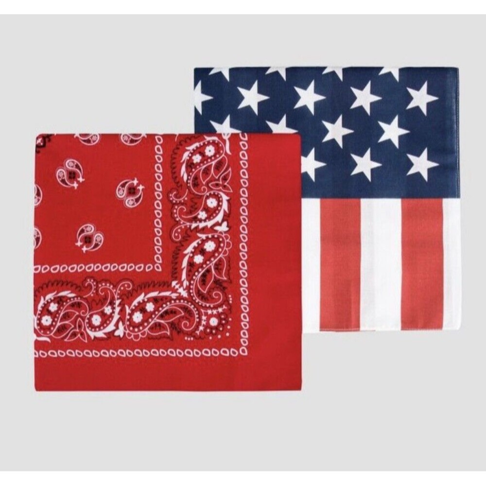 WEMCO 2-pack American Bandanas ** New with tag / Free Ship